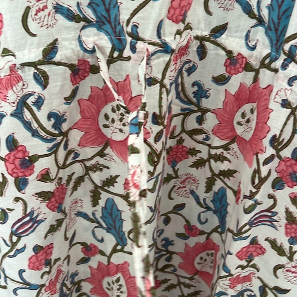 NWT Summer House hand  block print kaftan - Picture 6 of 8